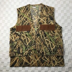 Vintage IDEAL Skyline Camo Fall Flight Vest Mens Large Waterfowl Hunting